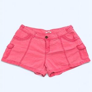 Maurice’s Women’s Cargo-style Washed Pink Shorts